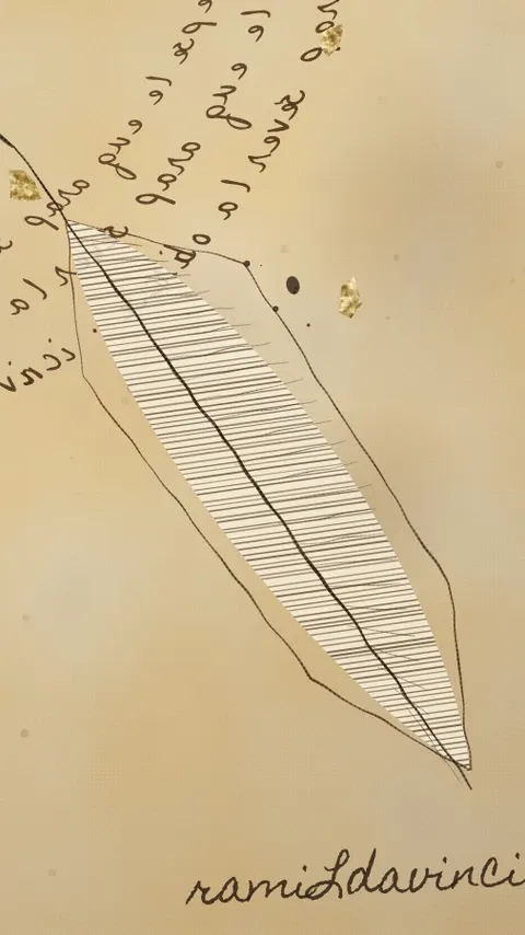 Detalle de El poeta en espejo: Pluma