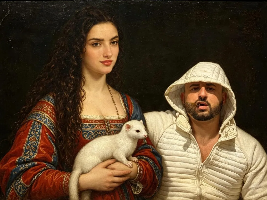 La dama del armiño — tú, tu mascota y quien quieras